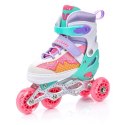 Rolki Meteor 4w1 Cream M 34-37 10142 uniw