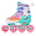 Rolki Meteor 4w1 Cream M 34-37 10142 uniw