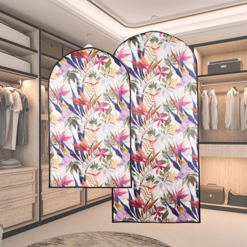 FLORAL w kwiaty organizer na płaszcz 60x135cm FLORAL w kwiaty organizer na płaszcz 60x135cm