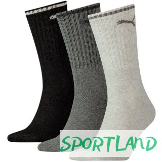 Skarpety Puma Sport Crew Stripe 3P M 907941 03 39-42