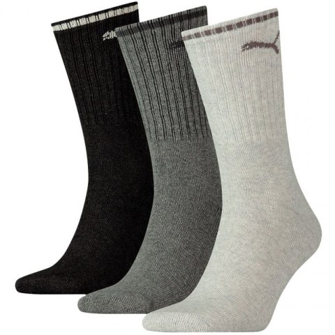 Skarpety Puma Sport Crew Stripe 3P M 907941 03 39-42
