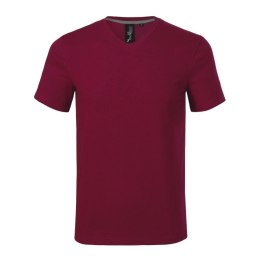 Koszulka Malfini Action V-neck M MLI-70086 garnet S