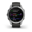 Zegarek Garmin Fenix 7 Standard Edition (47 mm) Silver / Graphite Band N/A