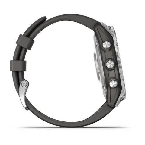 Zegarek Garmin Fenix 7 Standard Edition (47 mm) Silver / Graphite Band N/A Zegarek Garmin Fenix 7 Standard Edition (47 mm) Silver / Graphite Band N/A
