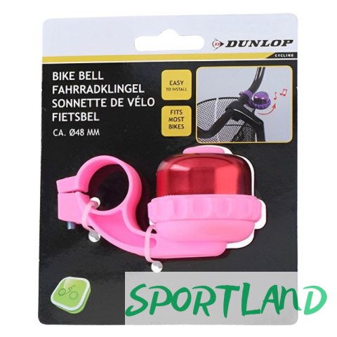 Dzwonek rowerowy Dunlop Bell D48mm 4ass AL 53127 N/A Dzwonek rowerowy Dunlop Bell D48mm 4ass AL 53127 N/A