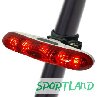 Lampka rowerowa tylna Dunlop 5 led 249353 N/A