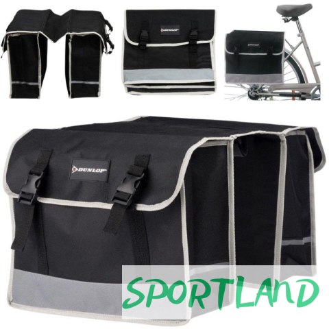 Torba rowerowa podwójna na bagażnik Dunlop sakwa 26L 417400 N/A Torba rowerowa podwójna na bagażnik Dunlop sakwa 26L 417400 N/A