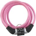 Zapięcie rowerowe Dunlop spiralne,szyfr 0,6x120 cm 1042701 N/A