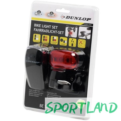 Zestaw lampek rowerowych Dunlop Led 416793 N/A Zestaw lampek rowerowych Dunlop Led 416793 N/A