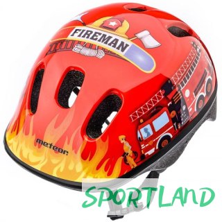 Kask rowerowy Meteor KS06 Firetracker rozm. S 48-52 cm Jr 24837 N/A