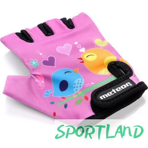 Rękawiczki rowerowe Meteor Owl Jr 24175-24177 XS Rękawiczki rowerowe Meteor Owl Jr 24175-24177 XS