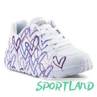 Buty Skechers JGoldcrown: Uno Lite - Spread the Love Jr 314064L-WLPR EU 37,5