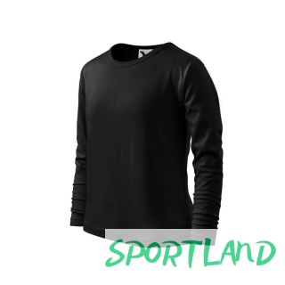 Koszulka Malfini Fit-T LS Jr MLI-12101 czarny 134 cm/8 lat