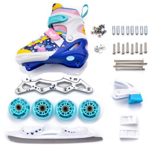 Rolki Meteor 4w1 Unicorn L 38-41 10146 uniw Rolki Meteor 4w1 Unicorn L 38-41 10146 uniw