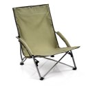 Leżak plażowy Meteor Coast khaki uniw