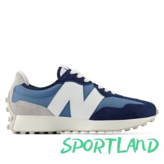 Buty sportowe damskie/męskie New Balance NB 327 sneakersy zamszowe niebieskie (U327CJ) 45.0