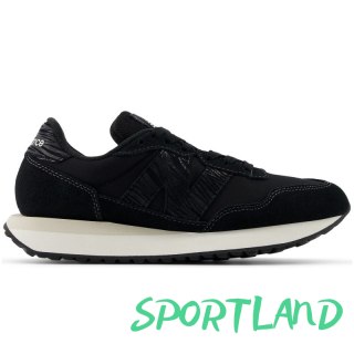 Sneakersy damskie niskie New Balance NB 237 czarne (WS237ABB) 38.0