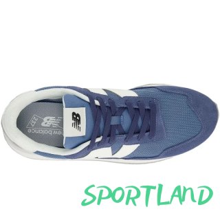 Sneakersy męskie New Balance 237 zamszowe buty sportowe niebieskie (MS237LBW) 44.0