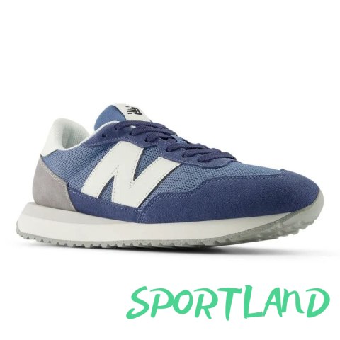Sneakersy męskie New Balance 237 zamszowe buty sportowe niebieskie (MS237LBW) 44.0 Sneakersy męskie New Balance 237 zamszowe buty sportowe niebieskie (MS237LBW) 44.0
