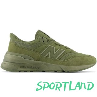 Sneakersy męskie New Balance 997 buty sportowe zamszowe lifestylowe zielone (U997RMF) 42.0