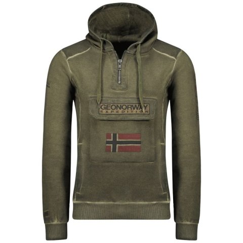 Bluza Geographical Norway Gymclass EO Tiedye Badge M WU8270H-GNO-KAKI XL