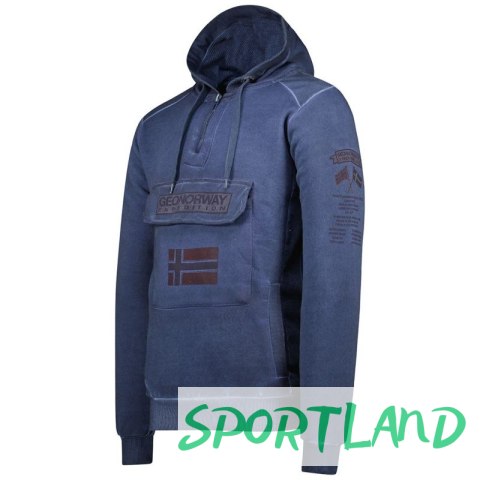 Bluza Geographical Norway Gymclass EO Tiedye Badge M WU8270H-GNO-NAVY M Bluza Geographical Norway Gymclass EO Tiedye Badge M WU8270H-GNO-NAVY M