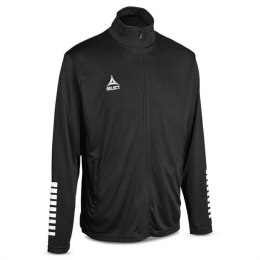 Bluza piłkarska treningowa rozpinana SELECT PISA czarna M