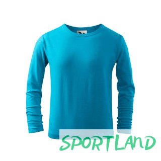 Koszulka Malfini Fit-T LS Jr MLI-12144 turkus 158 cm/12 lat
