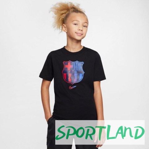 Koszulka Nike FC Barcelona Crest Tee Jr FZ0034-010 L (147-158) Koszulka Nike FC Barcelona Crest Tee Jr FZ0034-010 L (147-158)