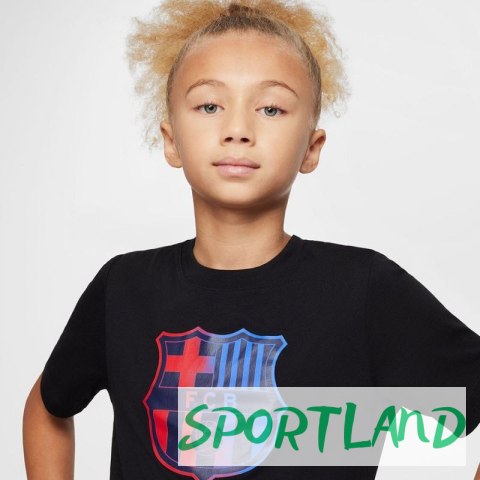Koszulka Nike FC Barcelona Crest Tee Jr FZ0034-010 XL (158-170) Koszulka Nike FC Barcelona Crest Tee Jr FZ0034-010 XL (158-170)