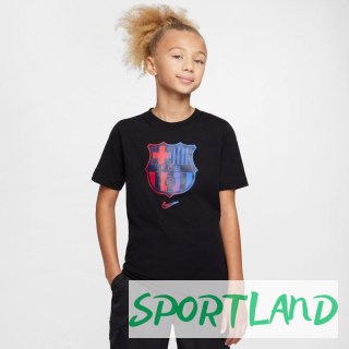 Koszulka Nike FC Barcelona Crest Tee Jr FZ0034-010 M (137-147)