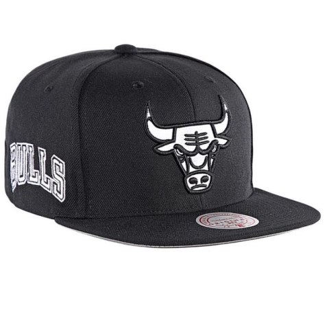 Czapka z daszkiem Mitchell & Ness Snapback NBA Chicago Bulls HS8547-CBUBLCK OSFM Czapka z daszkiem Mitchell & Ness Snapback NBA Chicago Bulls HS8547-CBUBLCK OSFM
