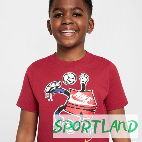 Koszulka Nike FC Barcelona Character Tee Jr FZ0173-620 XL Koszulka Nike FC Barcelona Character Tee Jr FZ0173-620 XL