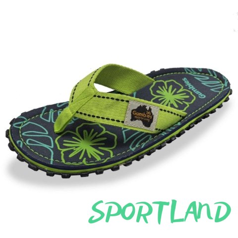 Japonki Gumbies Islander Flip-Flops Lime Hibiscus GU-FFISL148 46 Japonki Gumbies Islander Flip-Flops Lime Hibiscus GU-FFISL148 46