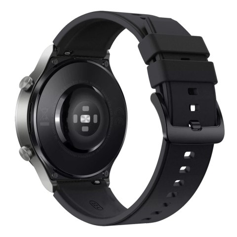 Pasek silikonowy do zegarka Huawei Watch GT 2/3/4/2 Pro/3 Pro/4 Pro/GT 2e 46mm - czarny Pasek silikonowy do zegarka Huawei Watch GT 2/3/4/2 Pro/3 Pro/4 Pro/GT 2e 46mm - czarny