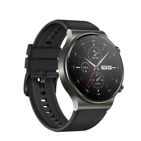 Pasek silikonowy do zegarka Huawei Watch GT 2/3/4/2 Pro/3 Pro/4 Pro/GT 2e 46mm - czarny Pasek silikonowy do zegarka Huawei Watch GT 2/3/4/2 Pro/3 Pro/4 Pro/GT 2e 46mm - czarny
