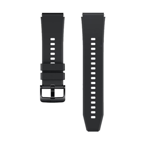 Pasek silikonowy do zegarka Huawei Watch GT 2/3/4/2 Pro/3 Pro/4 Pro/GT 2e 46mm - czarny Pasek silikonowy do zegarka Huawei Watch GT 2/3/4/2 Pro/3 Pro/4 Pro/GT 2e 46mm - czarny