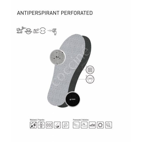 Wkładki do butów Coccine Antiperspirant Perforated DA0213 40 Wkładki do butów Coccine Antiperspirant Perforated DA0213 40