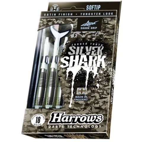 Rzutki Harrows SIilver Shark Softip HS-TNK-000013223 18 gR B. Rzutki Harrows SIilver Shark Softip HS-TNK-000013223 18 gR B.