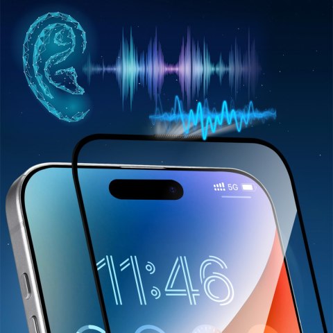 Szkło hartowane z antyrefleksem na iPhone 16 Pro Max Szkło hartowane z antyrefleksem na iPhone 16 Pro Max