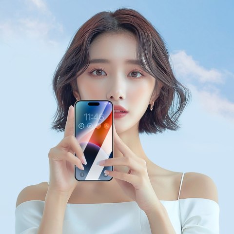 Szkło hartowane z antyrefleksem na iPhone 16 Pro Max Szkło hartowane z antyrefleksem na iPhone 16 Pro Max