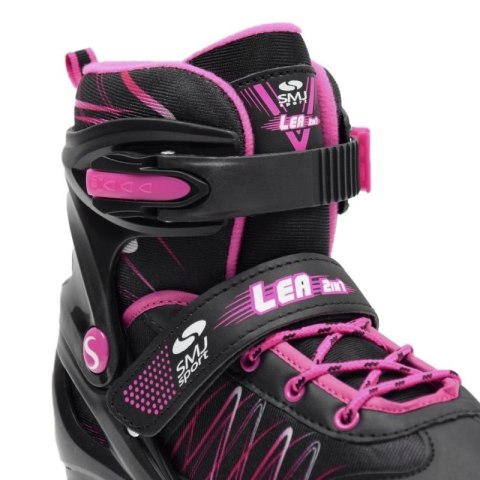 Łyżworolki SMJ UT 103 Lea 2w1 26-29 Łyżworolki SMJ UT 103 Lea 2w1 26-29