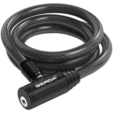 Zapięcie rowerowe Gerda linka, korpus okrągły, Flex 1000/8K OSFL010000806K2ZP N/A