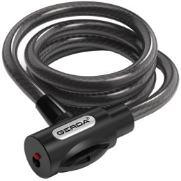 Zapięcie rowerowe Gerda linka , korpus okrągły, osłona klucza Flex 1200/8V OSFL012000806V2XP N/A