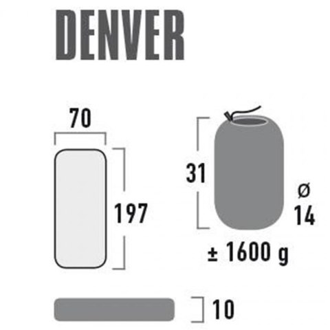 Materac High Peak Denver 197x70x10 41027 N/A Materac High Peak Denver 197x70x10 41027 N/A