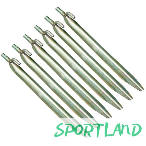 Śledzie namiotowe stalowe z hakiem High Peak V-Peg 6 szt. 42209 N/A Śledzie namiotowe stalowe z hakiem High Peak V-Peg 6 szt. 42209 N/A