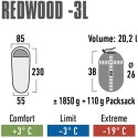 Śpwiór High Peak Redwood 3 L 23092 N/A