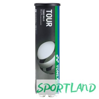 Piłki tenisowe Yonex Tour 4 szt TB-TR4NPEX żółty