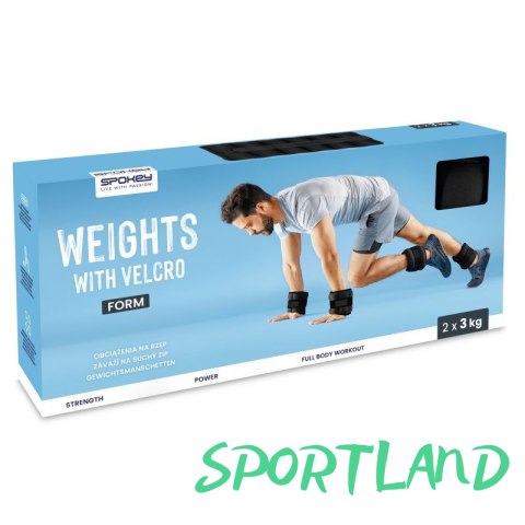 Obciążenia na rzep Spokey Form SPK-943634 3 KG Obciążenia na rzep Spokey Form SPK-943634 3 KG