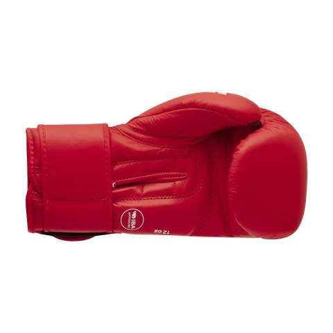 Rękawice bokserskie turniejowe adidas z atestem IBA czerwone 10 oz Rękawice bokserskie turniejowe adidas z atestem IBA czerwone 10 oz